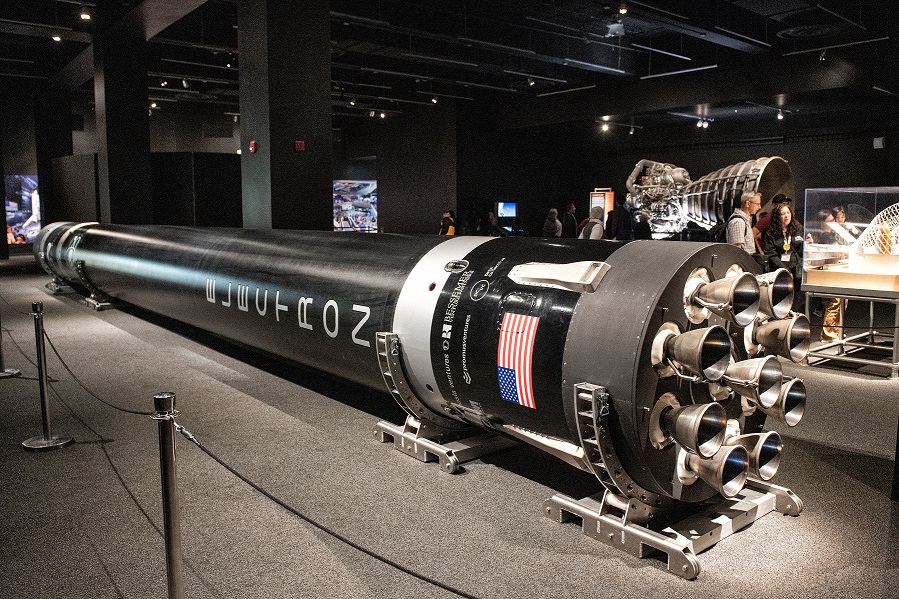 Rocket Lab’s Electron Rocket Lands at the California Science Center