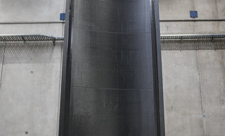 A fixed fairing carbon composite panel for Neutron completes production.