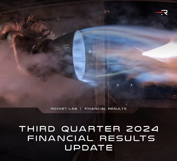 Rocket Lab Announces Third Quarter 2024 Financial Results, Posts 55% Year-on-Year Growth and Guides to Record Revenue in Q4